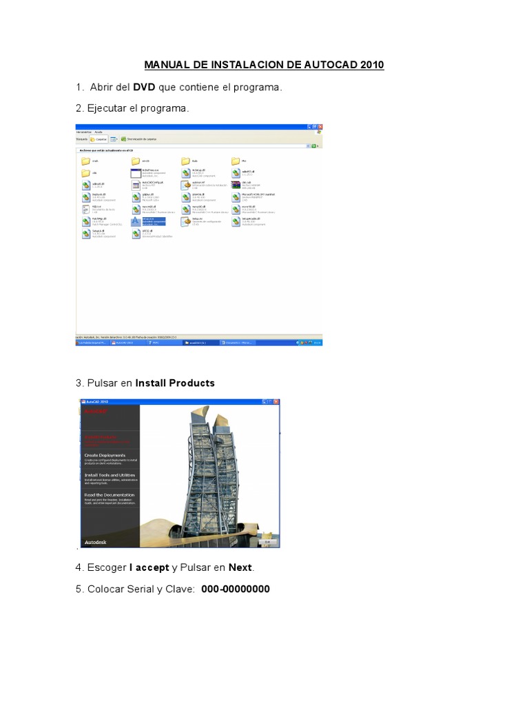Manual de Instalacion Autocad 2010 - Ingles - Teo Villarreal | PDF