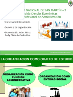 Organización como función administrativa
