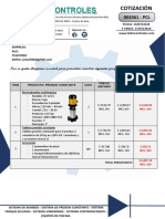 Cotizacion Nº003361 - Equipo de Presion Constante y Sumidero PDF