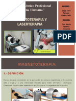 Diapositiva de Magnetoterapia y Laserterapia - Jorge Alegre León