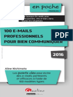 100 E-Mails Professionnels Pour Bien Communiquer 2016 PDF