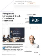 Planejamento Estratégico - O Que É, Como Fazer e Ferramentas PDF