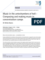 Composing and Making Music in Concentration Camps