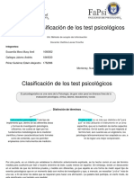 Equipo 3. Clasificación de Los Test Psicológicos: UA: Método de Acopio de Información Docente: Delfina Lecea Treviño