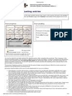 Adjusting Entries