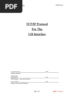 LIS TCPIP Protocol Requirements