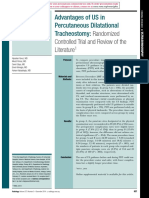 Advantages of US in percutaneisu dilatational tracheostomy.pdf