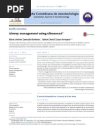 Airway management using ultrasound