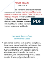 Power Quality: Mechanism of Harmonic Generation-Harmonic Indices (THD, TIF, DIN, C - Message Weights