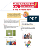 Clases de Predicado para Sexto Grado de Prrimaria