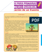 Escenificación de Un Cuento para Primer Grado de Primaria