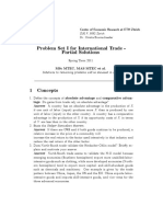 Problem Set I For International Trade # Partial Solutions ... - CER-ETH PDF