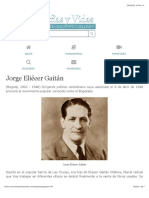 Biografia de Jorge Eliécer Gaitán