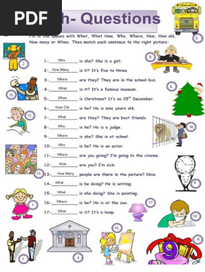 wh questions worksheet pdf pdf