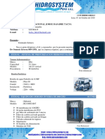 COT-HIDRO 006113 UNI. NACIONAL JORGE BASADRE TACNA Osmosis Inversa 800 GPD