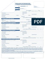 Formulario Determinación Del Subsidio Por Incapacidades