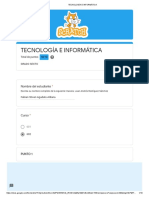 Evaluacion Tecnología e Informática