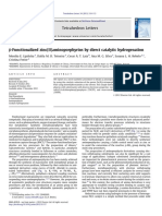 Functionalized zinc(II)aminoporphyrins by direct catalytic hydrogenat