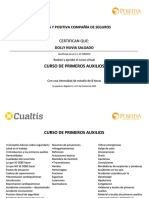 Spfvi201 - Diploma Del Curso de Primeros Auxilios PDF