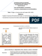 Diapositivas - Formación Del Estado en Centroamérica y Nicaragua PDF