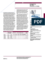 Deadweight Tester Type 1305D, Accuracy ( 0.1% of Reading) : 1305D Standard Pressure Ranges