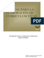 Manual para Curriculum Vitae