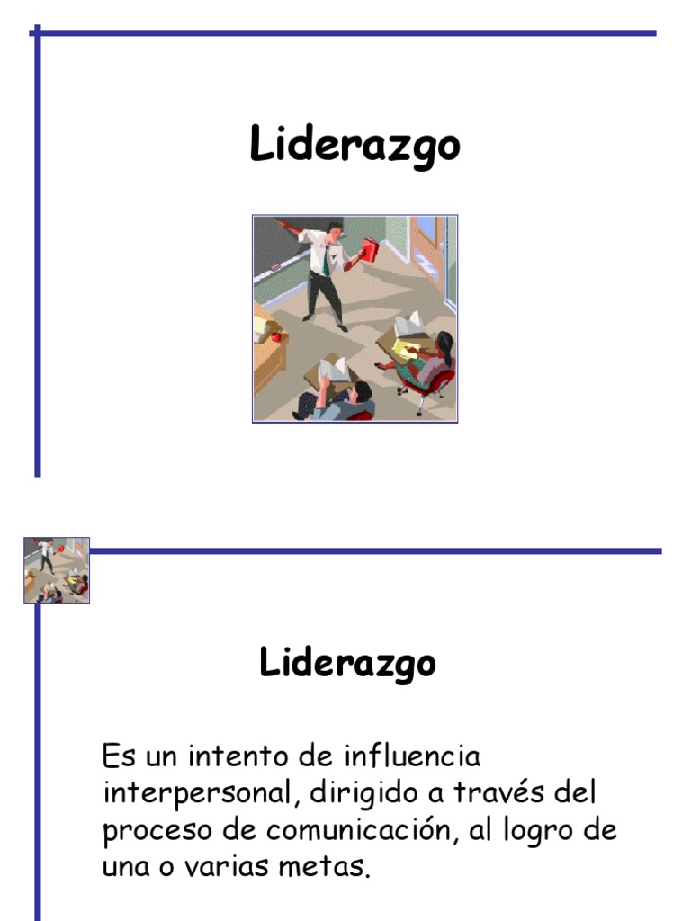 Claves del Liderazgo Efectivo y Teorías | PDF | Liderazgo | Planificación