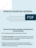DERECHO MUNICIPAL REGIONAL - CLASE 5