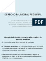 Derecho Municipal Regional - Clase 5