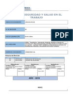 J) Plan Anual de Seguridad y Salud en El Trabajo (PASST) Cartavio