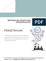 Metodologi Penelitian (Pendahuluan) PDF