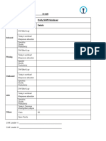 KNPS Shift Handover Template