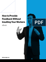 How To Provide Feedback Without Insulting Your Workers: Ebook