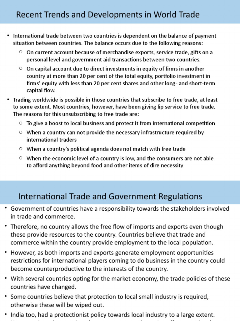 World Trade Trends and Theories Explained | PDF | Mercantilism | Trade