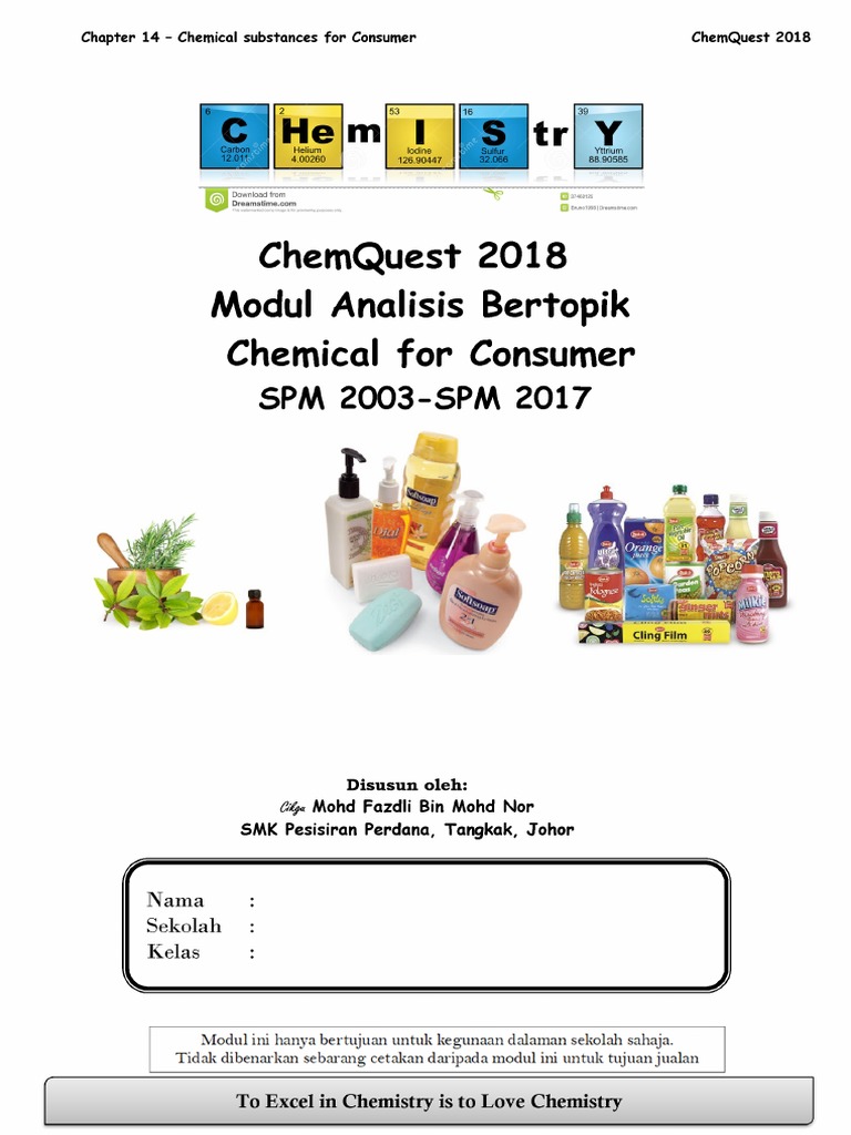 Chemical For Consumer Pdf