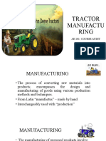 Tractor Manufactu Ring: Ae 101: Course Audit
