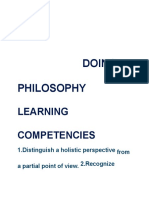 Lesson 1 Doing Philosophy PDF