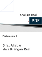 Sifat Aljabar Bilangan Real (Revisi)