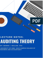 Auditing Theory (Lecture Notes) PDF