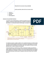 Clasificación de Los Sensores de Proximidad