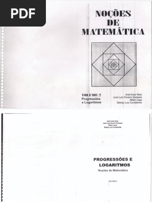 Vol 2 - Progressões e Logaritmos - OCR PDF | PDF | Fração