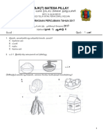 Percubaan UPSR Kertas Soalan Sains 2017