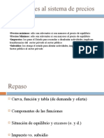 Impuestos y Subsidios - Economía Política