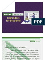 Term 1 AY 2020 2021 Reminders For Benildean Students PDF