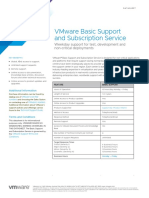 Vmware Basic Support and Subscription Service: Weekday Support For Test, Development and Non-Critical Deployments