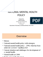 Mental Health Poilicy Nepal