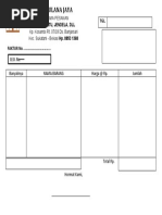 Kwitansi Pembelian Materai di Kantor Pos | PDF
