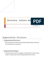 Culture, Structure and Change