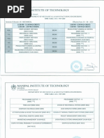 VII Sem B.Tech Mech & IP Time-Table