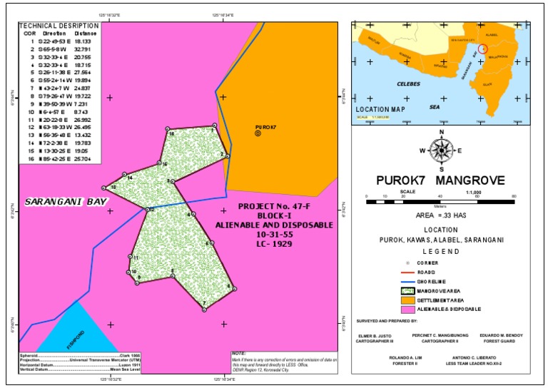 Purok 7 Mangrove Location Map | PDF | Visual Journalism | Geographical ...